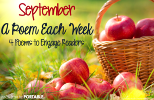 September A Poem Each Week. 4 Poems to Celebrate September. FREE questions and activities