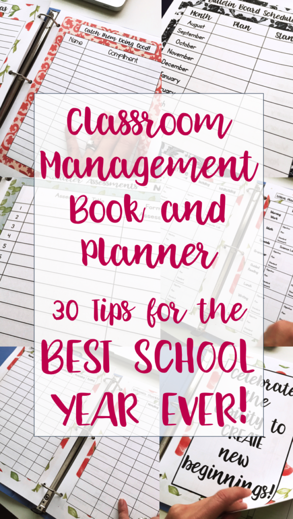 Classroom Management Planner and eBook