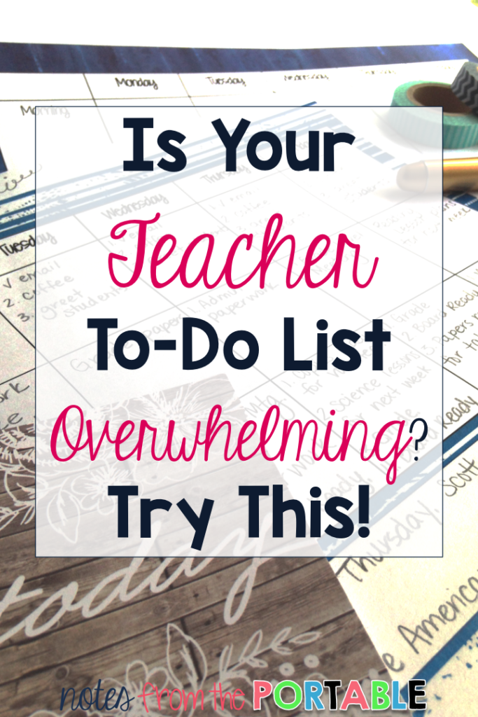 Such a simple way to get organized. Spent too much time all over the place trying to keep up in my classroom. This planner tip has saved me tons of time and sanity