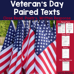 Veteran's Day Paired Text 