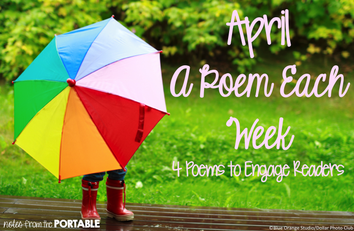 FREE April a Poem Each Week. Questions and activities to accompany 4 April-Themed poems. 
