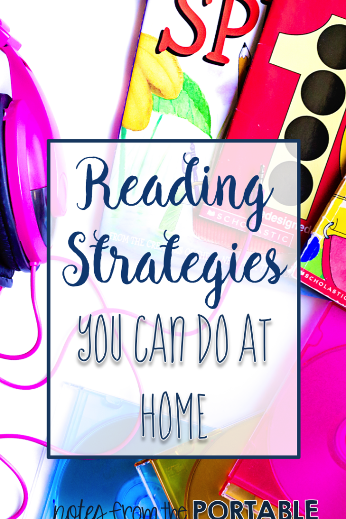 Reading strategies you can do at home. Easy ideas for parents and homeschool teachers. 