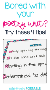 Great teaching ideas on making poetry fun. My students loved these!
