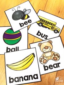 What a fun letter recongition activity for my preschool class. I loved seeing them gain letter recognition and being able to do the activity independently