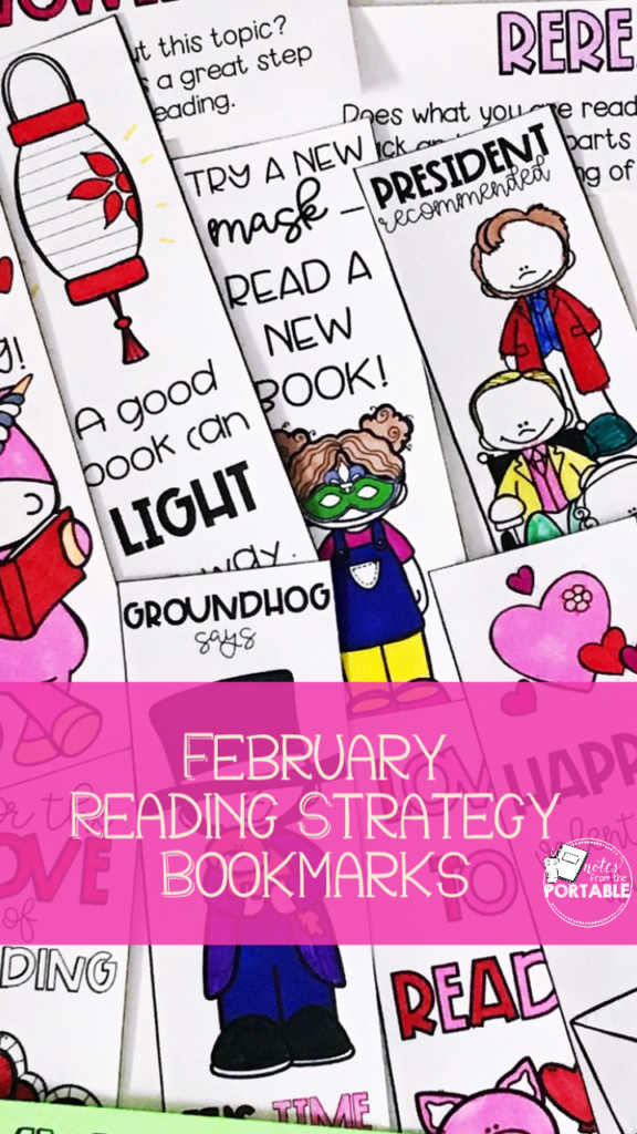 Looking for a way to engage students in your reading groups.  Try these monthly bookmarks.  The kids love them and you get to review important reading strategies.  