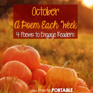 October A Poem Each Week