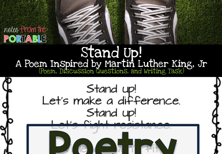 Stand Up! A Poem for black history month. Love this FREEBIE. Poem, questions, and assessment included.