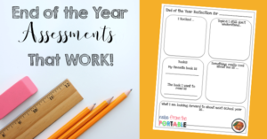 end of the year classroom assessments