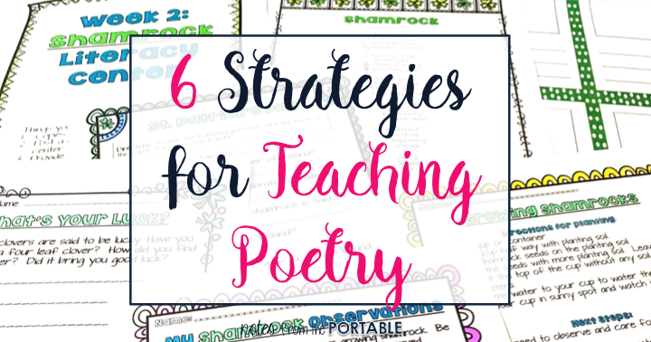 6 strategies for teaching poetry