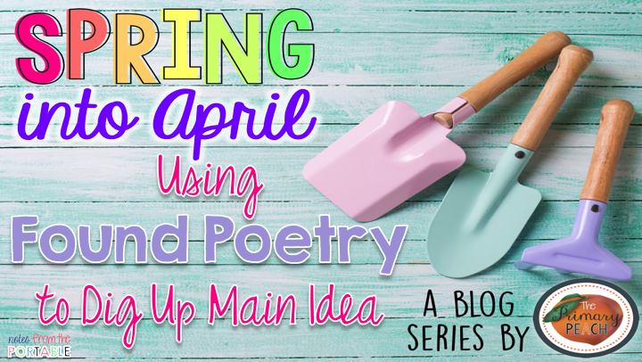 Found Poetry is a great way to teach students how to find the main idea and supporting details