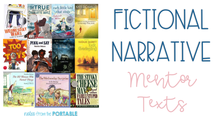 Looking for new mentor texts for your fictional writer's workshop? These books are a great addition to any reading or writing fiction workshop.