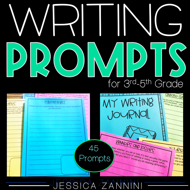 Writing-prompts-for-kids cover - Notes from the Portable