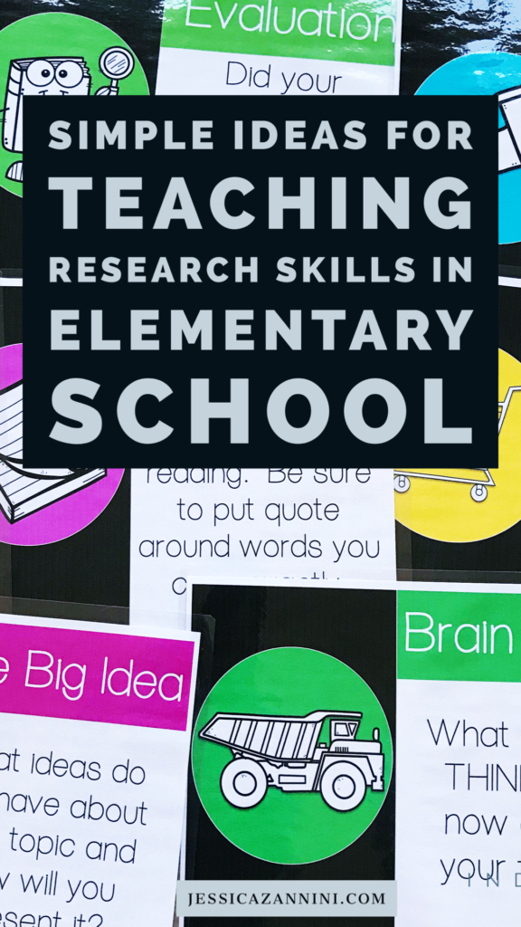 Take the overwhelm out of teaching research with these easy kid-friendly steps.  