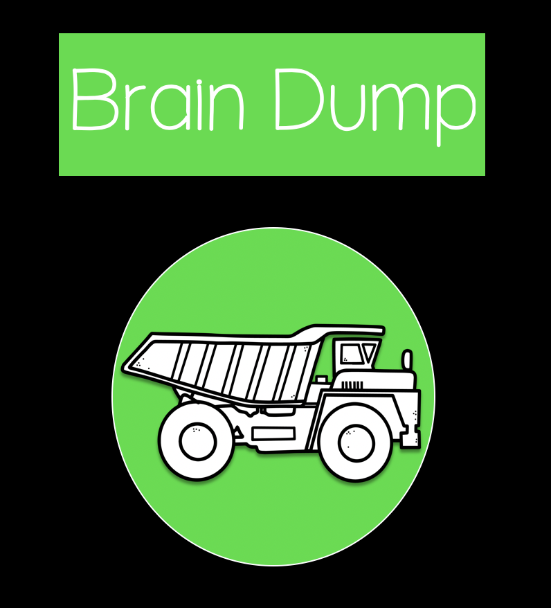 Teaching Research Step 2 - The Brain Dump 