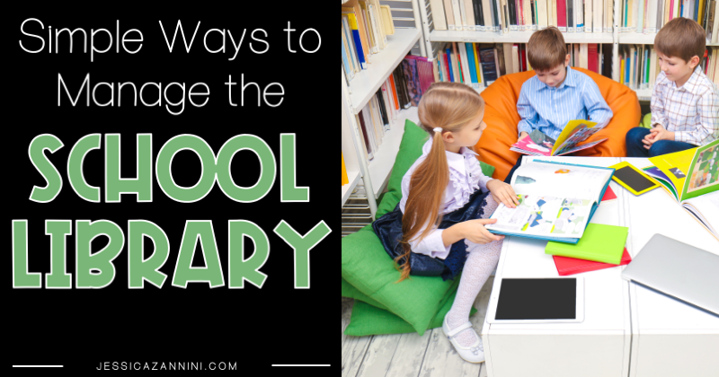 Easy ways to manage student behavior in the school library.  