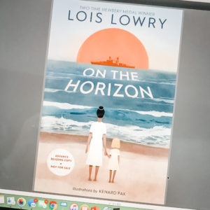 Middle Grade classroom library option On the Horizon by Lois Lowry