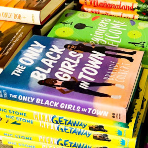 Middle Grade classroom library option The Only Black Girls in Town. 