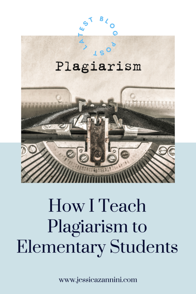 Teaching plagiarism to kids is tricky.  Try this tip to drive home how to learn this important skill. 